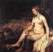 Bathsheba at Her Bath f REMBRANDT Harmenszoon van Rijn